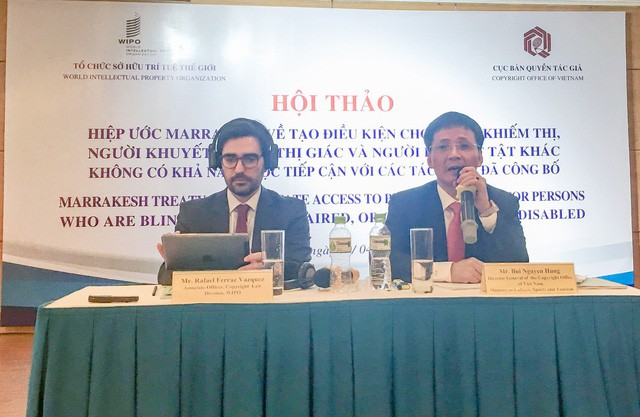 Tạo điều kiện cho người khiếm thị tiếp cận với các tác phẩm đã được công bố