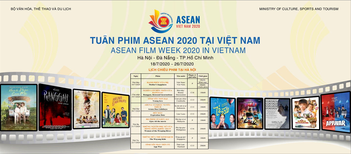 Sắp diễn ra Tuần Phim ASEAN 2020