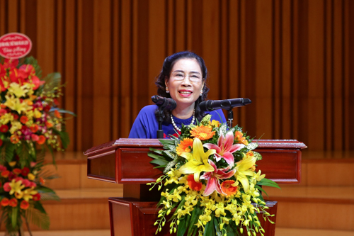 Thứ trưởng Đặng Thị Bích Liên dự lễ khai giảng năm học mới của Học viện Âm nhạc Quốc gia Việt Nam