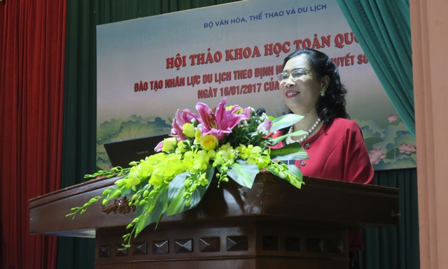 Hội thảo khoa học toàn quốc Đào tạo nhân lực du lịch theo định hướng Nghị quyết số 08-NQ/TW