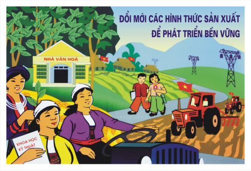 61 tranh cổ động tuyên truyền xây dựng Nông thôn mới