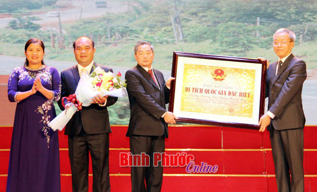 Công bố di tích quốc gia đặc biệt Đường Trường Sơn - Đường Hồ Chí Minh tại Bình Phước