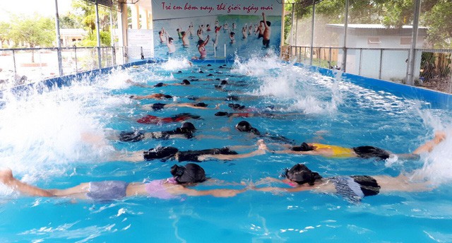 Ninh Bình: Phát động toàn dân tập luyện môn bơi, phòng chống đuối nước