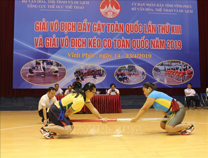Tổ chức giải vô địch Đẩy gậy toàn quốc lần thứ XIV và giải vô địch Kéo co toàn quốc lần thứ VIII năm 2020