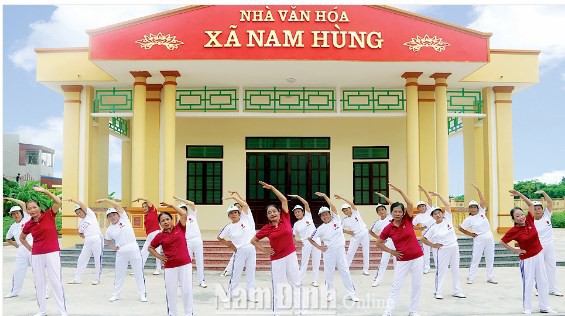 Kết quả ghi nhận sau 9 năm thực hiện tiêu chí văn hóa trong xây dựng nông thôn mới tại Nam Định