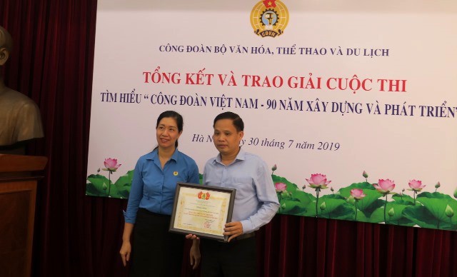 Trao giải cuộc thi tìm hiểu 