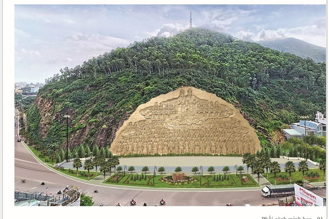 Bình Định: Đầu tư xây dựng bức phù điêu 
