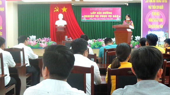 Khai giảng lớp bồi dưỡng nghiệp vụ bàn tại Đồng Tháp