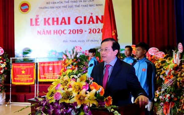 Trường Đại học TDTT Bắc Ninh khai giảng năm học mới