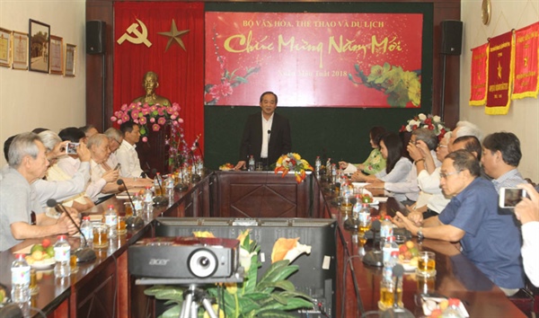 Bộ VHTTDL: Chúc Tết nguyên lãnh đạo ngành VHTTDL tại TP.HCM 