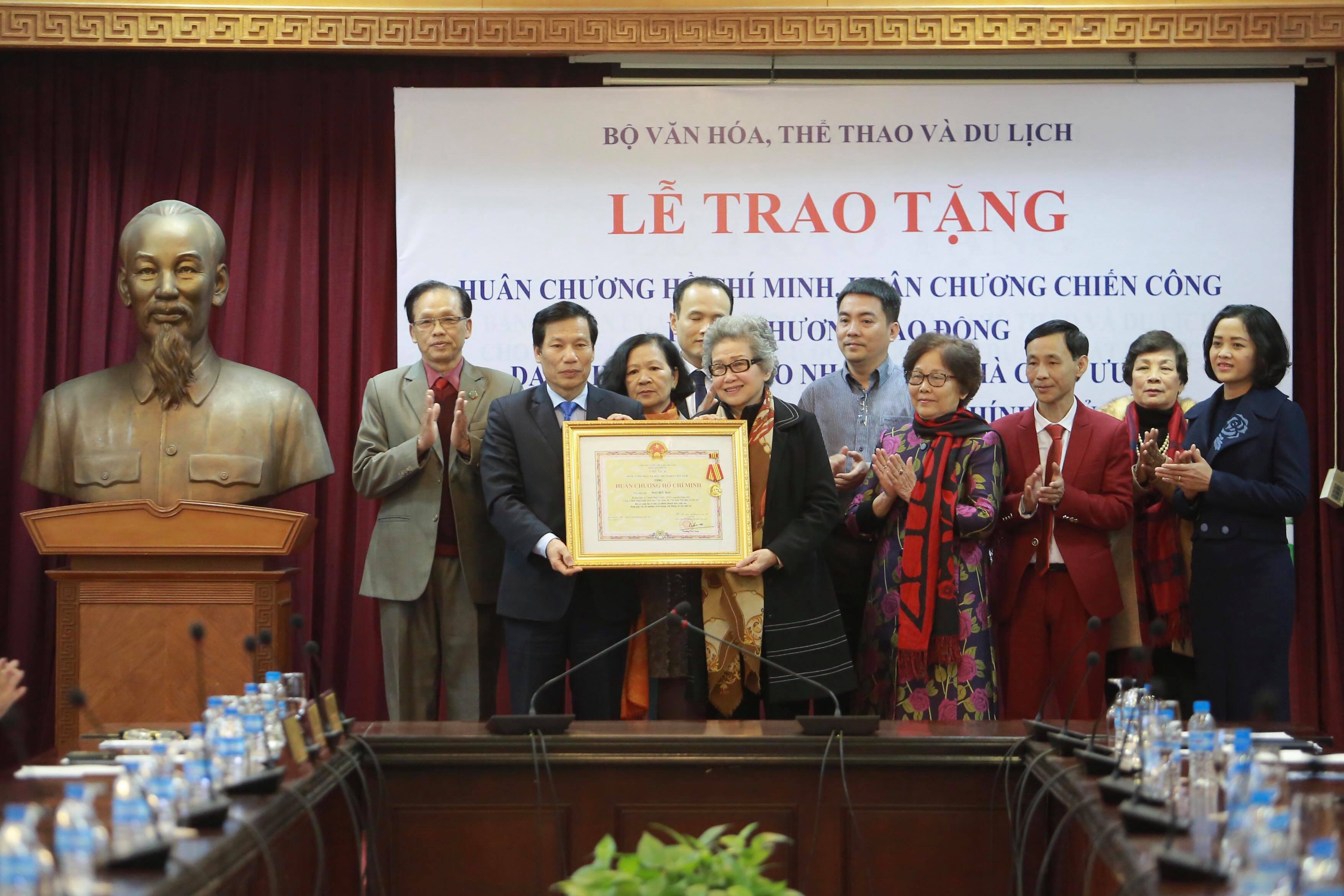 Trao danh hiệu của Nhà nước, Bằng khen Thủ tướng cho cá nhân xuất sắc của Bộ VHTTDL
