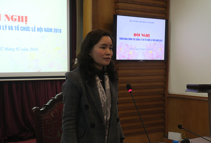 Hội nghị Triển khai công tác quản lý và tổ chức lễ hội 2018