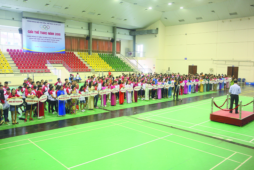 Giải Thể thao Công đoàn Bộ VHTTDL năm 2018