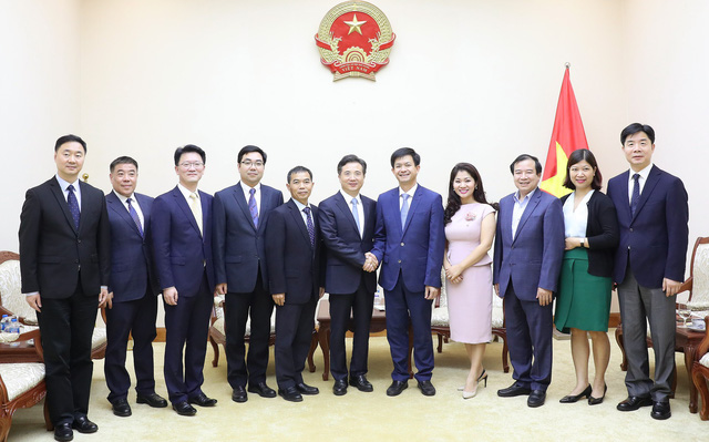 Thứ trưởng Lê Quang Tùng tiếp Bí thư Thành ủy Hàng Châu, Trung Quốc