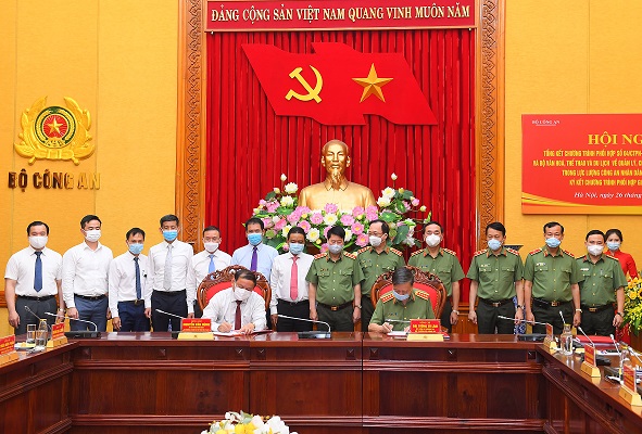 Bộ VHTTDL và Bộ Công an ký kết Chương trình phối hợp giai đoạn 2021 – 2025