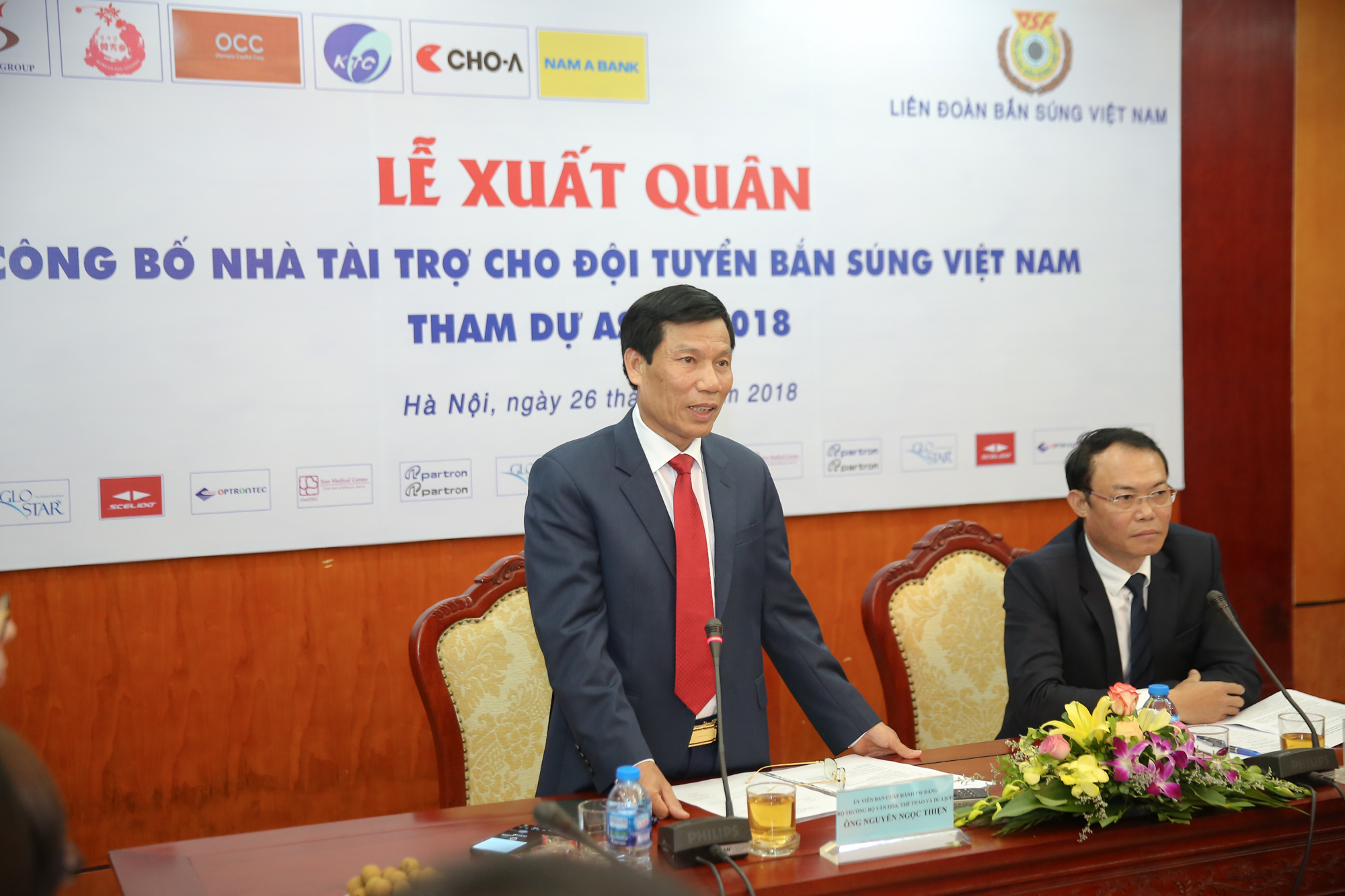 Lễ xuất quân đội tuyển Bắn súng Việt Nam tham dự ASIAD 2018