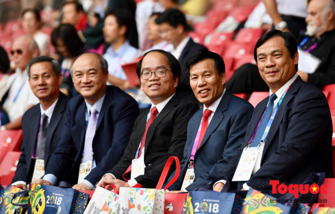 Bộ trưởng Nguyễn Ngọc Thiện dự lễ khai mạc ASIAD 2018