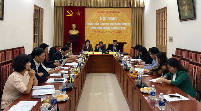 Hội nghị tổng kết công tác thi đua, khen thưởng năm 2019 của Khối đơn vị sự nghiệp Bộ VHTTDL