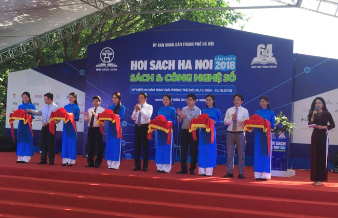 Khai mạc Hội sách Hà Nội lần thứ V 2018: “Sách và công nghệ số“
