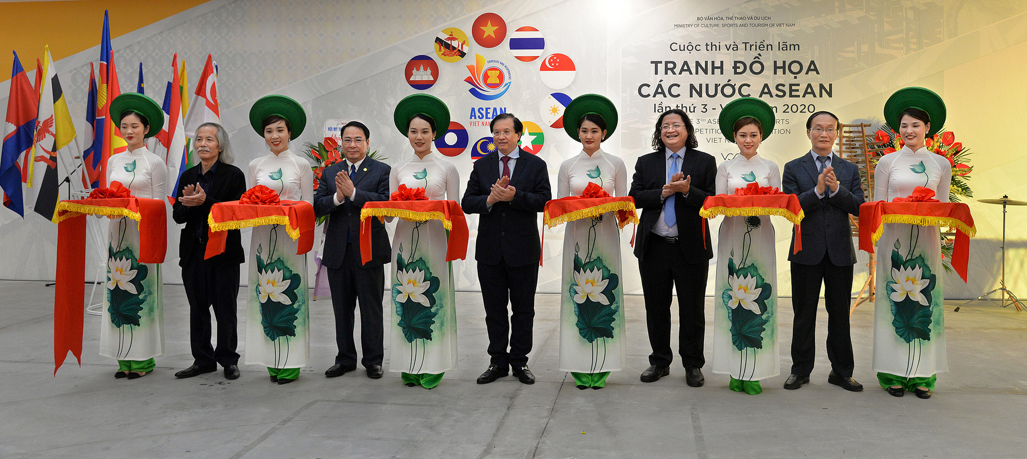 Khai mạc Cuộc thi và Triển lãm Tranh Đồ họa các nước ASEAN 2020