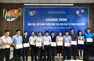 Ban Công tác thúc đẩy phát triển IPv6 quốc gia đào tạo về IPv6 cho các tổ chức, cơ quan Nhà nước khu vực phía Nam