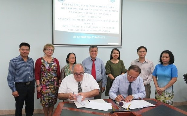 Hợp tác đào tạo, nghiên cứu giữa Trường Đại học Văn hóa TP. Hồ Chí Minh và Trường Đại học Tổng hợp Zielona Góra, Ba Lan