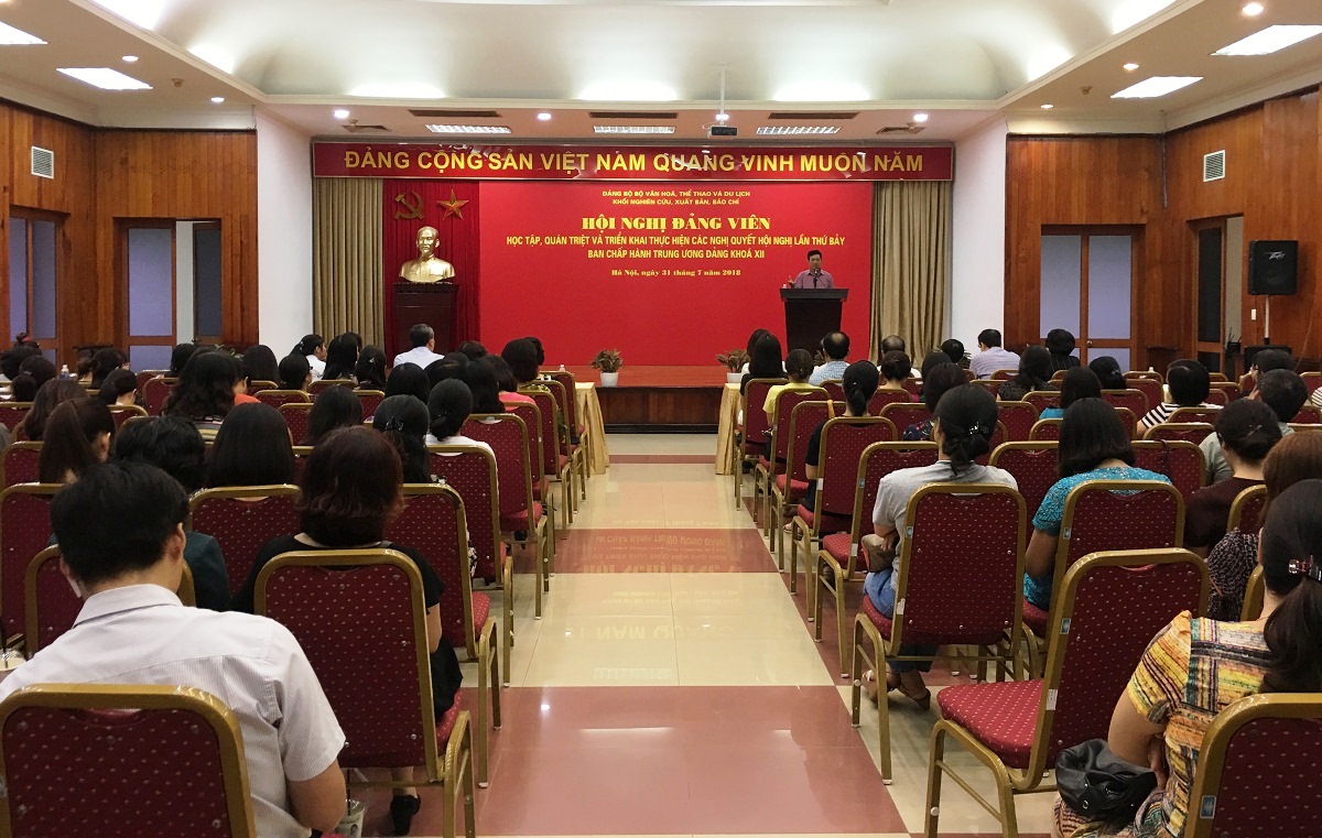 Hội nghị Đảng viên học tập, quán triệt và triển khai thực hiện các Nghị quyết Hội nghị lần thứ 7