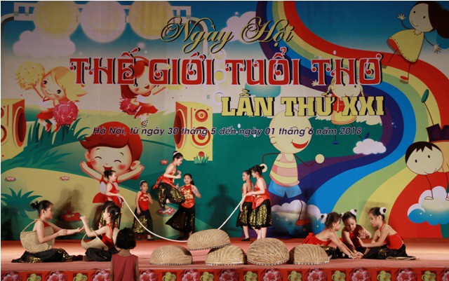 Nhiều hoạt động hấp dẫn cho trẻ em trong Ngày hội Thế giới tuổi thơ 2019