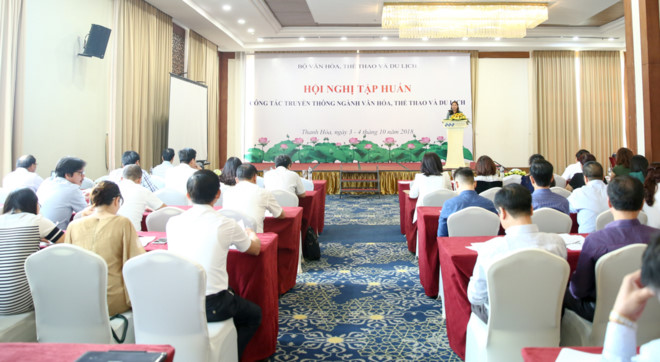 Khai mạc Hội nghị tập huấn công tác truyền thông Ngành VHTTDL 
