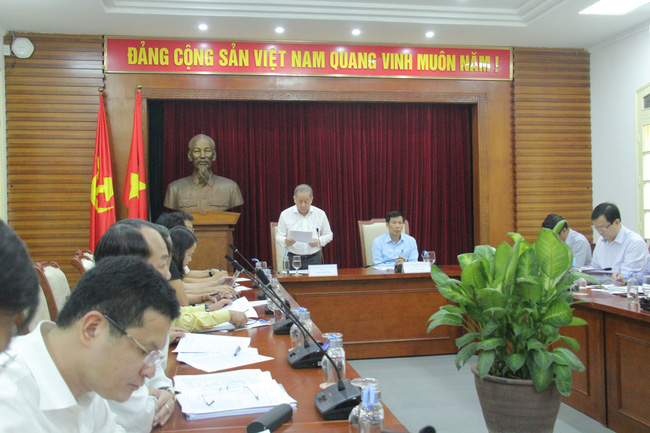 Bộ trưởng Nguyễn Ngọc Thiện làm việc với lãnh đạo tỉnh Thừa Thiên Huế