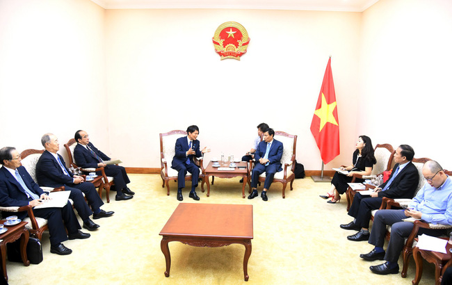 Bộ trưởng Nguyễn Ngọc Thiện tiếp đoàn đại biểu cao cấp của tình Kagoshima (Nhật Bản)