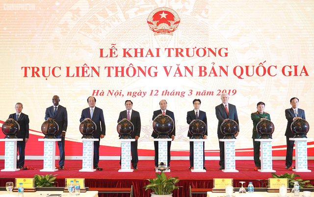 Thủ tướng khai trương Trục liên thông văn bản quốc gia