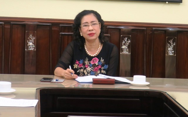 Thứ trưởng Đặng Thị Bích Liên làm việc với Vụ Đào tạo