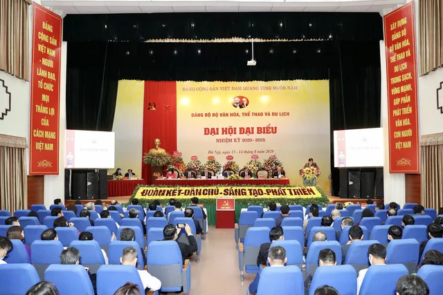 Khai mạc Đại hội đại biểu Đảng bộ Bộ Văn hóa, Thể thao và Du lịch nhiệm kỳ 2020 - 2025
